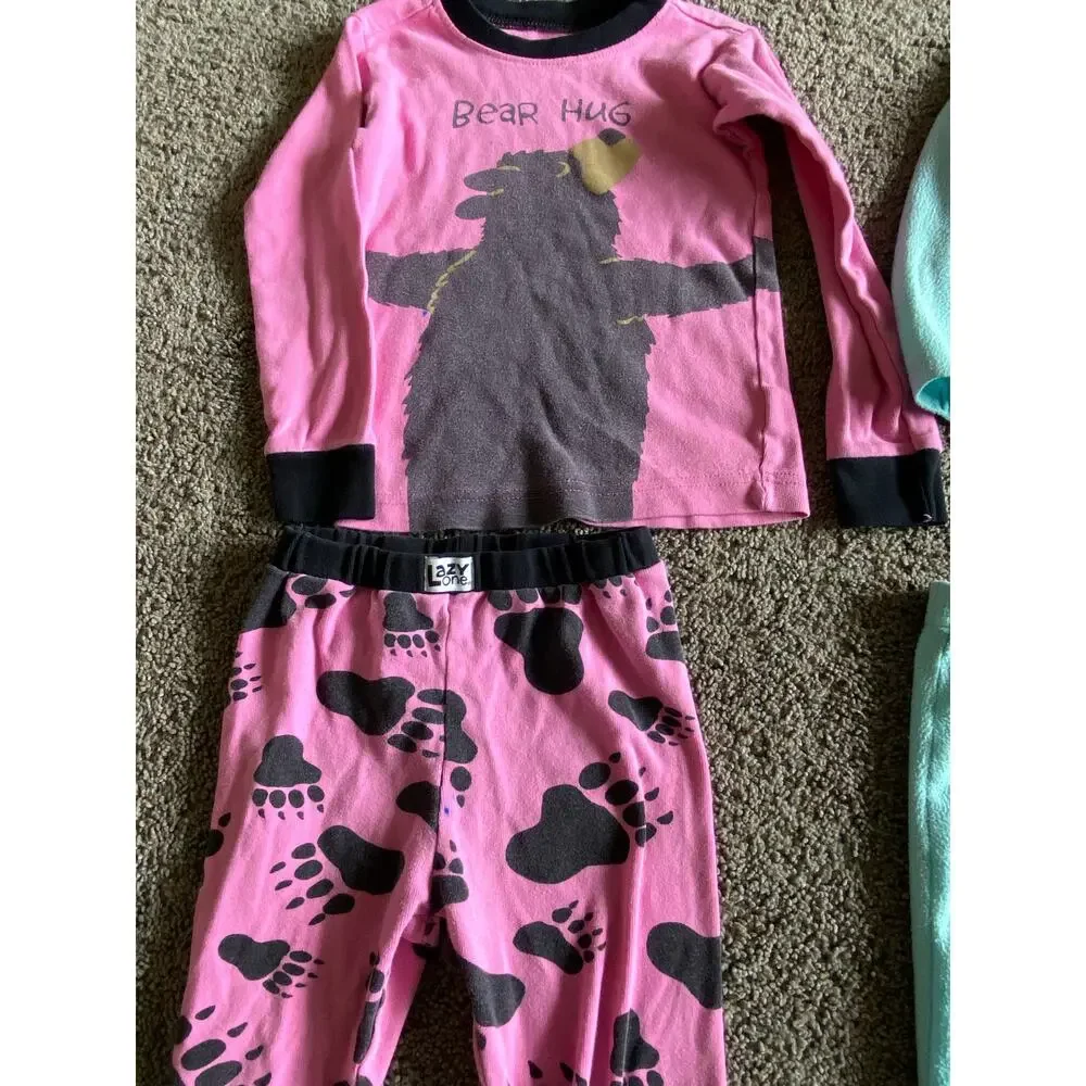 Bundle of 14 Girls Pajamas/Sleepers/Nightgowns- Size 18m-5t - Picture 10 of 16
